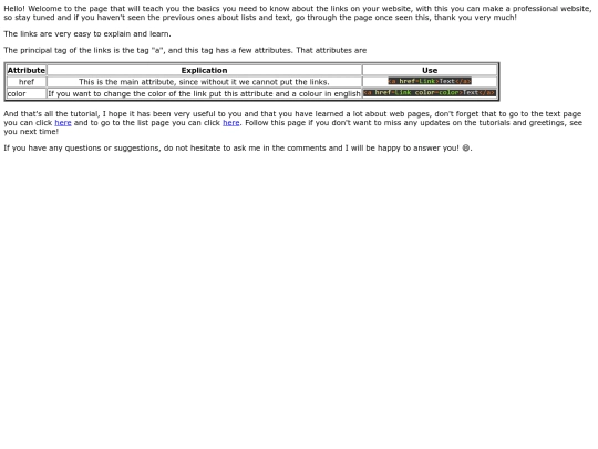 Enlaces screenshot