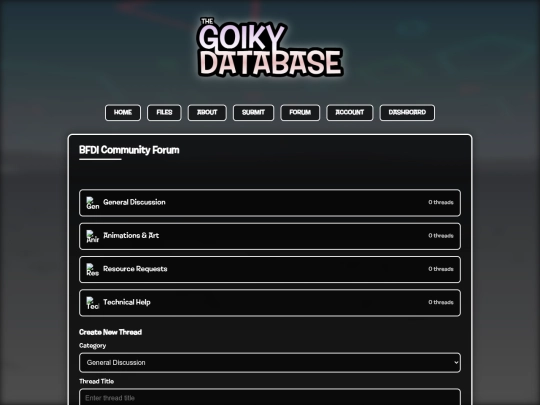 forums screenshot