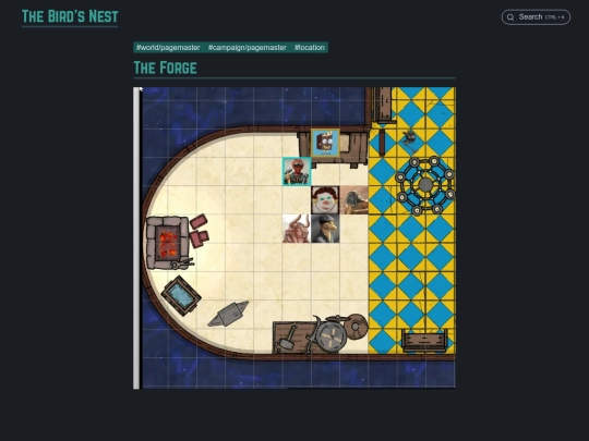 d-and-d-pagemaster/locations/library/the-forge screenshot