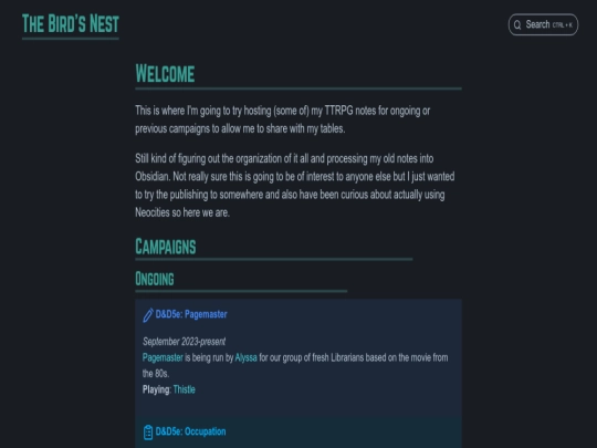 index screenshot