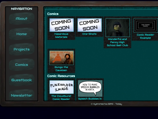comics screenshot