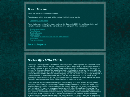 shortstories screenshot