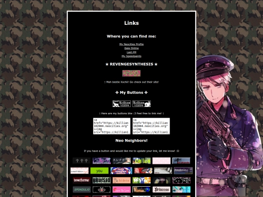 links screenshot