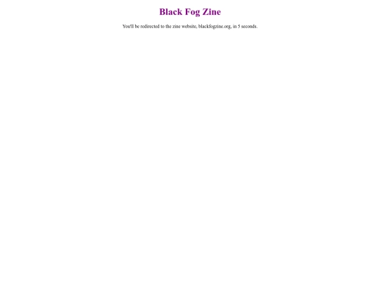 blackfogzine screenshot