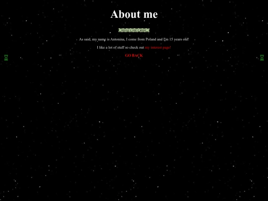 aboutme screenshot