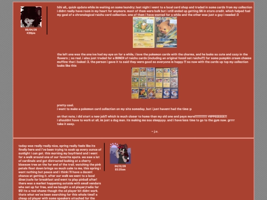 miniblog screenshot