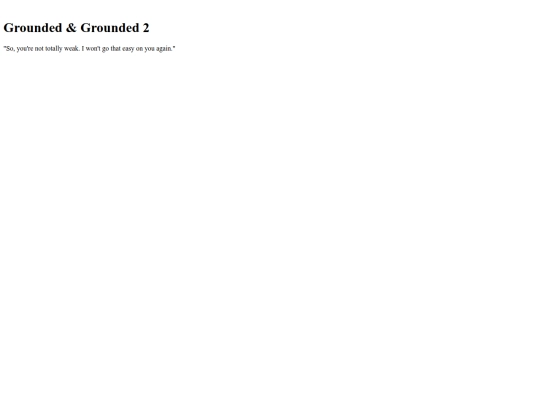 Grounded screenshot