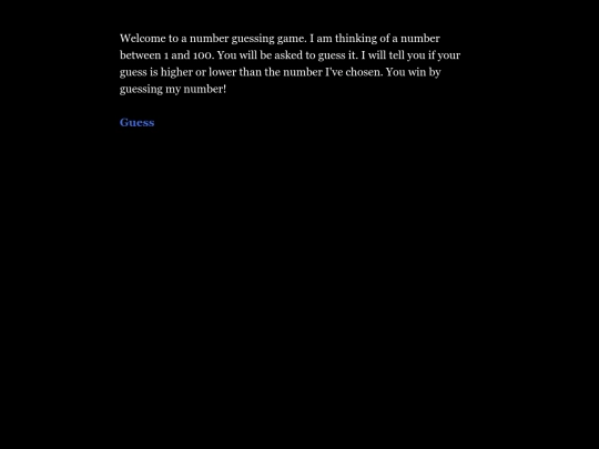 NumberGuess screenshot