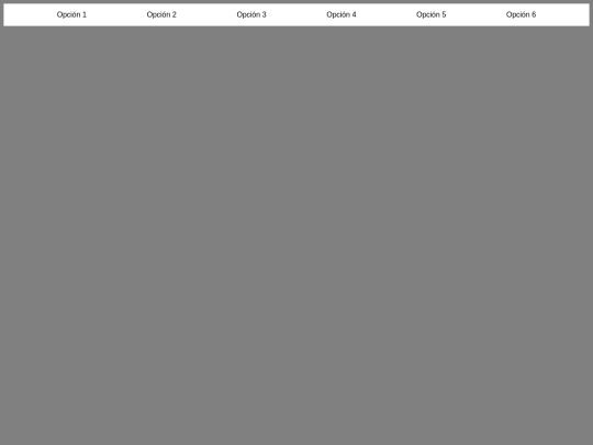 MenuHorizontal screenshot