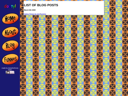 blog screenshot