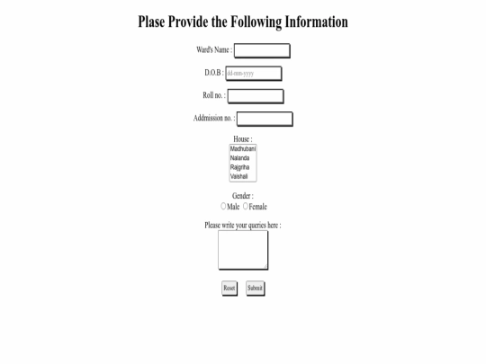 index screenshot