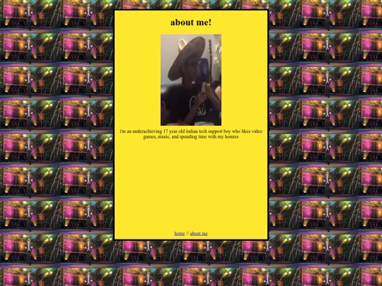 aboutme screenshot