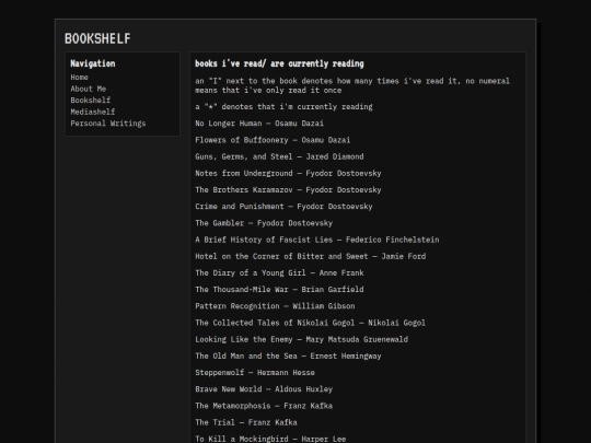 bookshelf screenshot