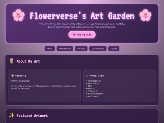 Commissions screenshot