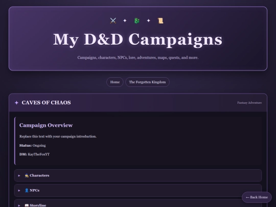 DnD screenshot