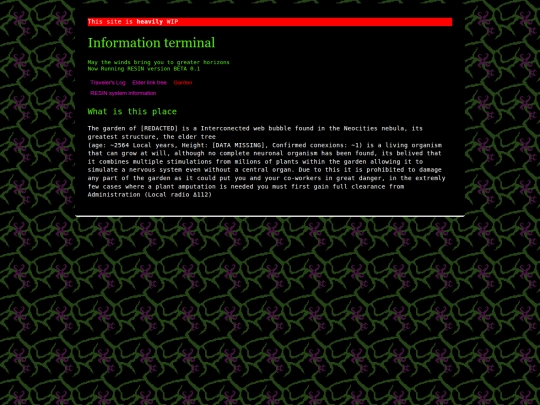 Garden/Terminal screenshot