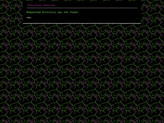 Garden/not_found screenshot