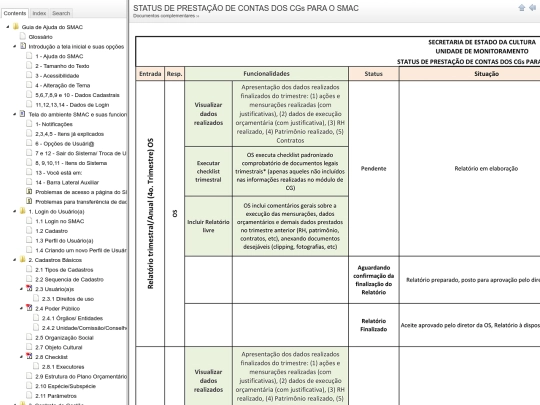 STATUSDEPRESTACAODECONTASDOSCGsP screenshot