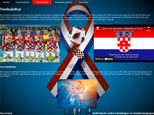 Kroatië-voetbal screenshot