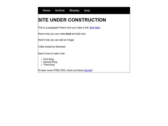 index screenshot
