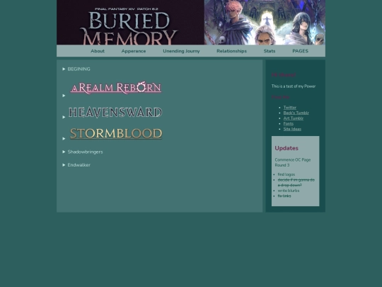 History screenshot