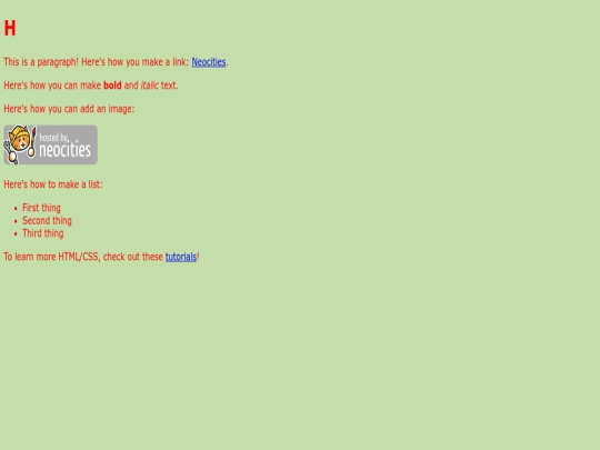index screenshot