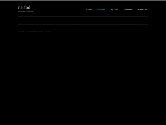 pages/about-me screenshot