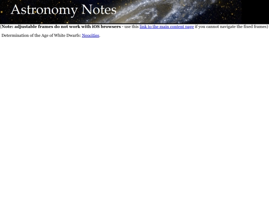 menu screenshot