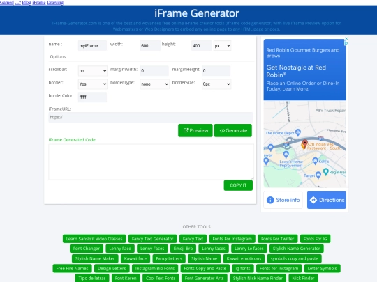 1FR4M3 screenshot