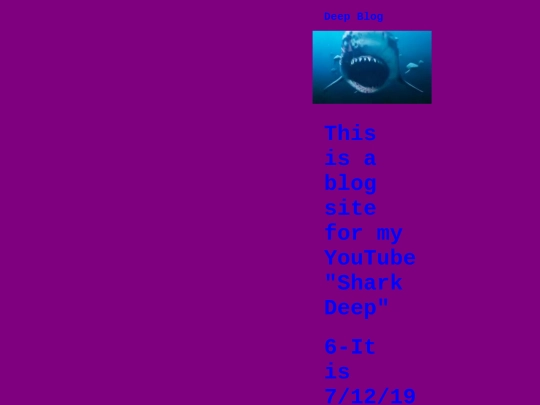 blog screenshot