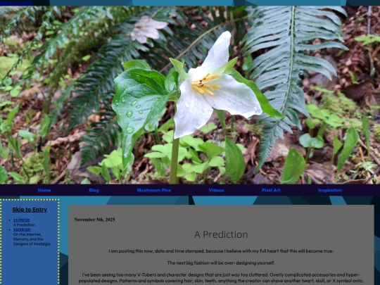 blog screenshot