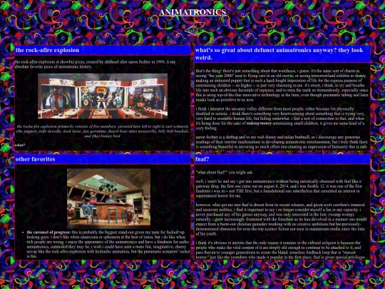 animatronics screenshot