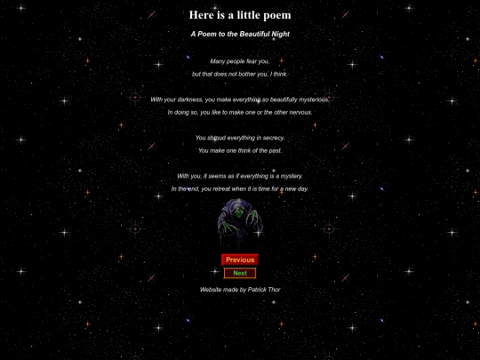 poem screenshot