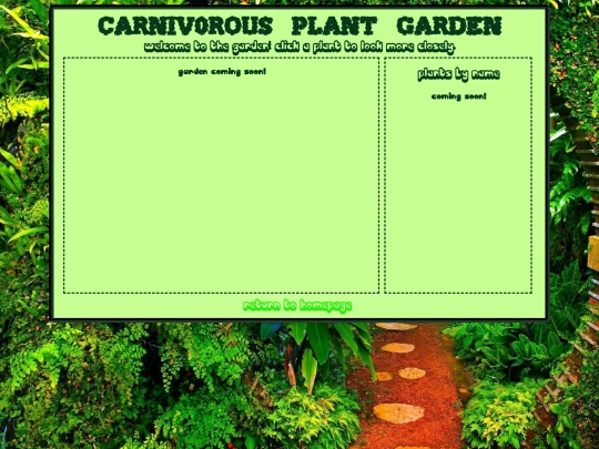 carnivorousgarden screenshot