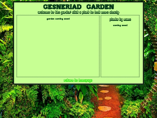 gesneriadgarden screenshot