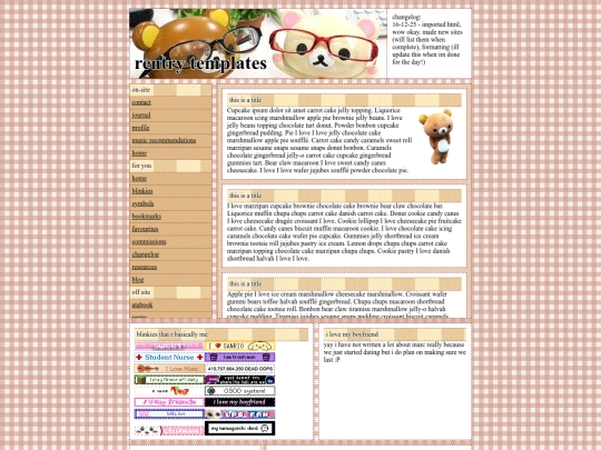 templates screenshot