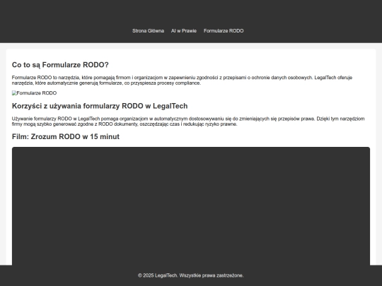 rodo_form screenshot