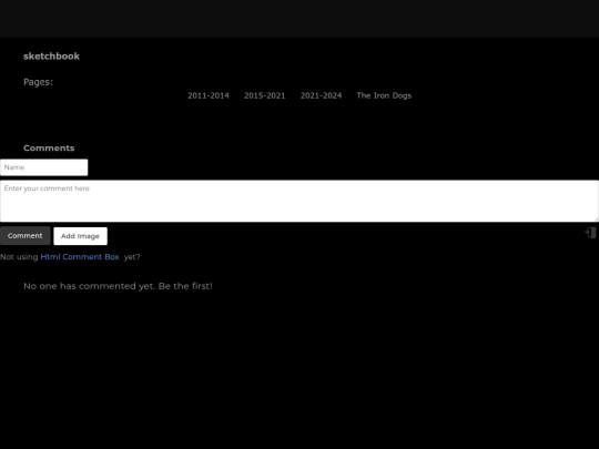 about/guestbook screenshot