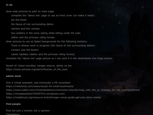 about/todo screenshot