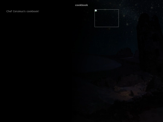 cookbook/content screenshot