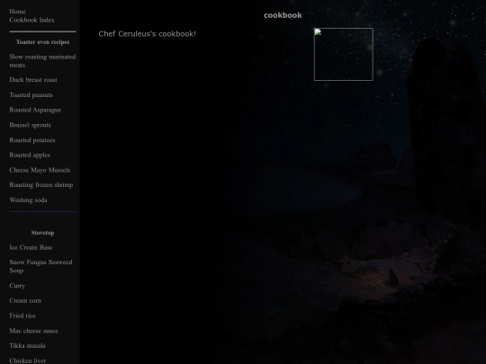 cookbook screenshot