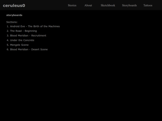 storyboards screenshot