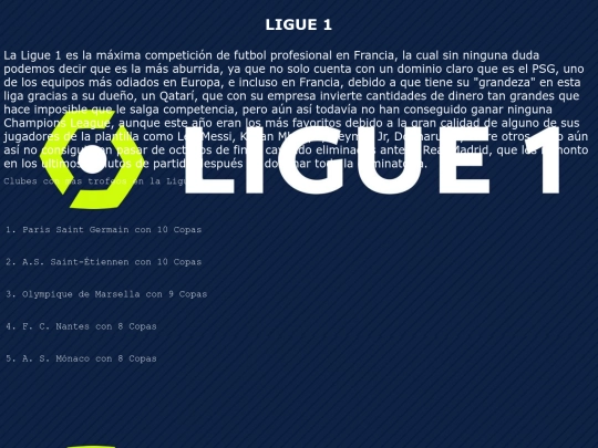 TrabajoFutbol/Ligue1 screenshot