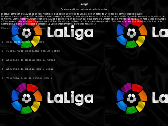 TrabajoFutbol/laliga screenshot