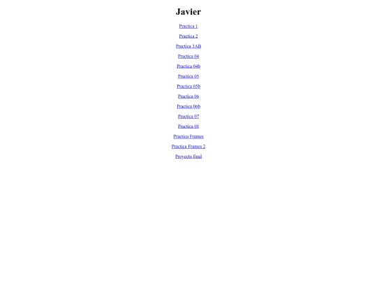 index screenshot