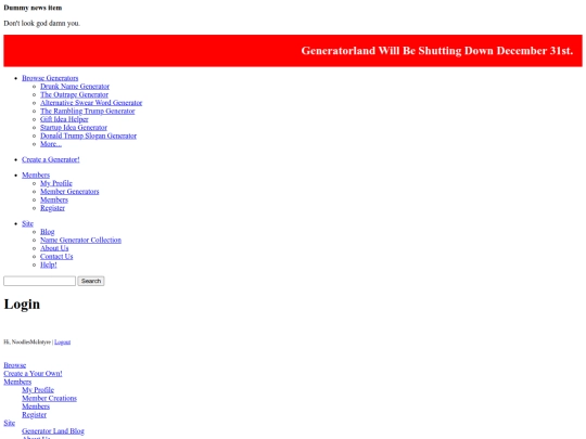 dummynewsitem screenshot