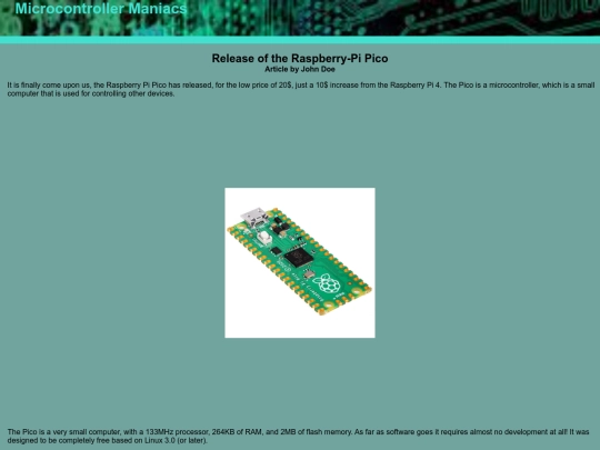 blog screenshot