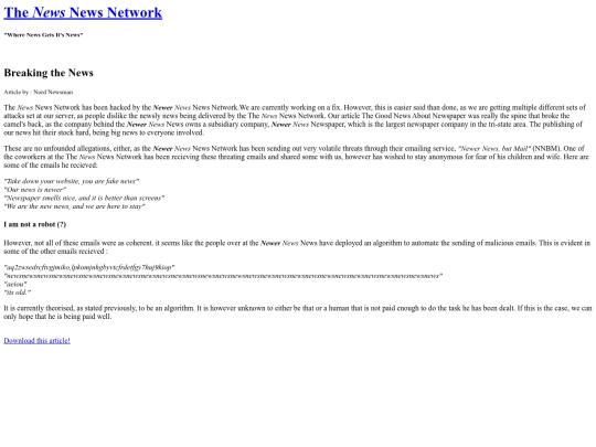 news screenshot