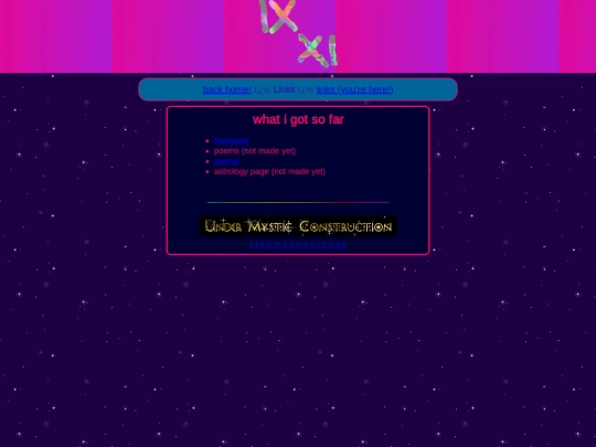 links screenshot