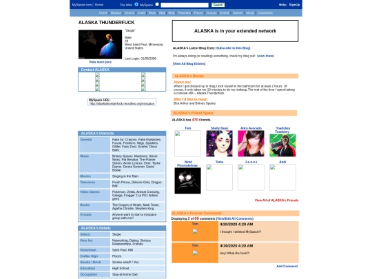 myspace/myspace screenshot